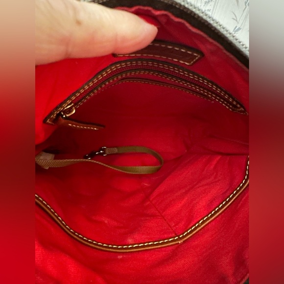 Dooney & Bourke Striped Canvas Crossbody - Picture 14 of 16